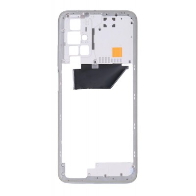 Middle Frame Ring Only For Xiaomi Redmi Note 11 4g White By - Maxbhi Com