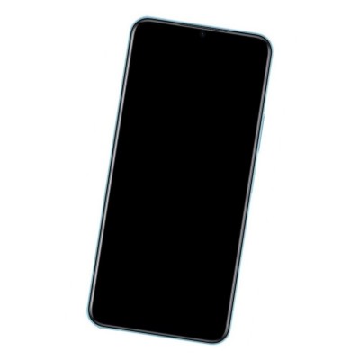 Camera Lens Glass with Frame for Vivo iQOO Z6 Lite 5G Blue