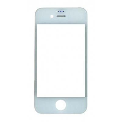 Replacement Front Glass For Apple Iphone 4 16gb White By - Maxbhi Com