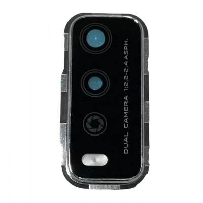 Camera Lens Glass With Frame For Vivo Y30g White By - Maxbhi Com