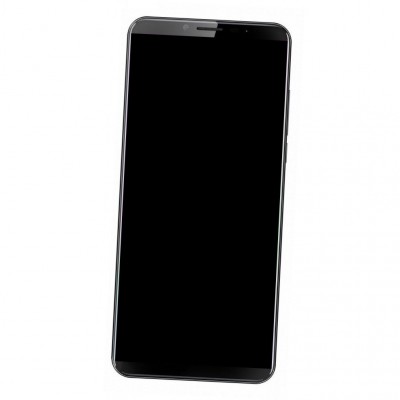 Camera Lens Glass with Frame for Cubot X19 Black