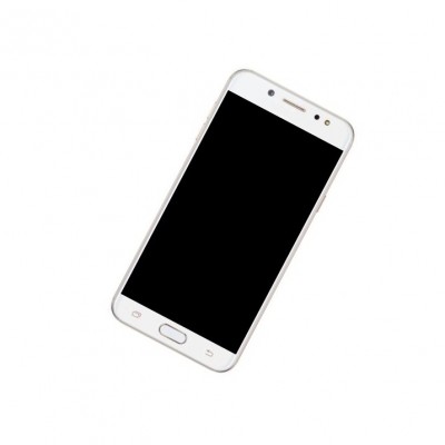 Camera Lens Glass with Frame for Samsung Galaxy J7 Plus Gold