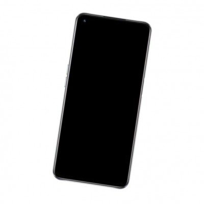 Camera Lens Glass with Frame for Oppo A93 5G Black