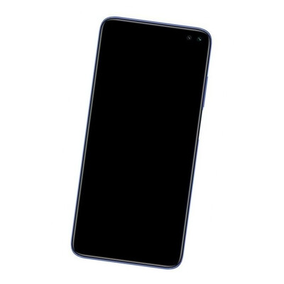 Camera Lens Glass with Frame for Xiaomi Redmi K30i Blue