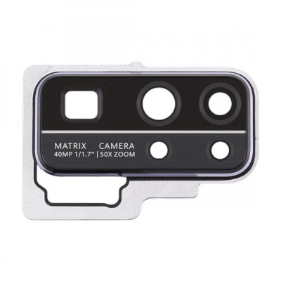 Camera Lens Glass With Frame For Honor 30 White By - Maxbhi Com