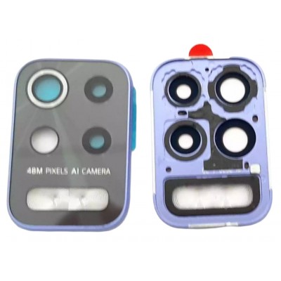 Camera Lens Glass With Frame For Lg K52 Blue By - Maxbhi Com