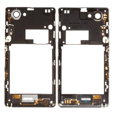 Middle Frame Ring Only For Sony Ericsson Xperia L S36h Red By - Maxbhi Com