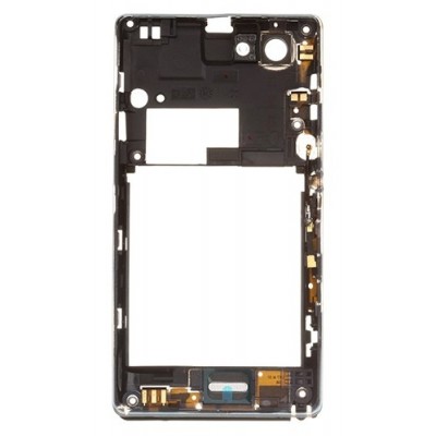 Middle Frame Ring Only For Sony Ericsson Xperia L S36h Red By - Maxbhi Com