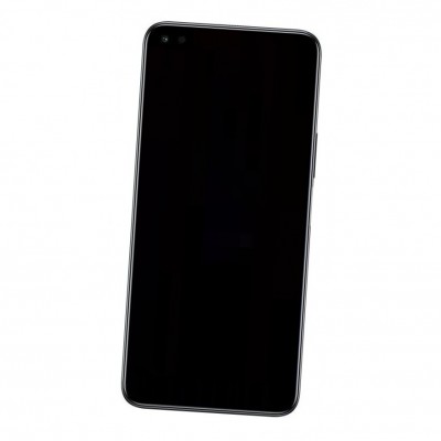 Camera Lens Glass with Frame for Honor Play 5 Youth White