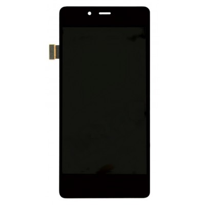 Lcd With Touch Screen For Wiko Highway Pure 4g Black Bleen By - Maxbhi Com