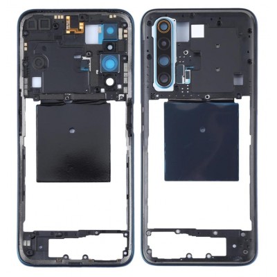 Middle Frame Ring Only For Realme X50m 5g Blue By - Maxbhi Com