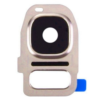 Camera Lens Glass With Frame For Samsung Galaxy S7 Edge 64gb Gold By - Maxbhi Com