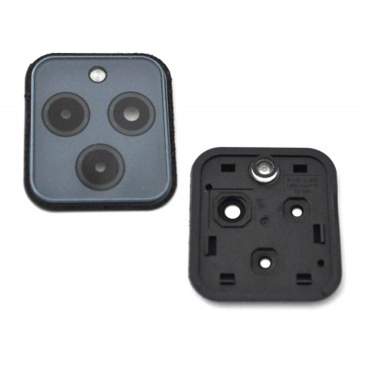 Camera Lens Glass with Frame for T-Mobile REVVL 6 5G Black