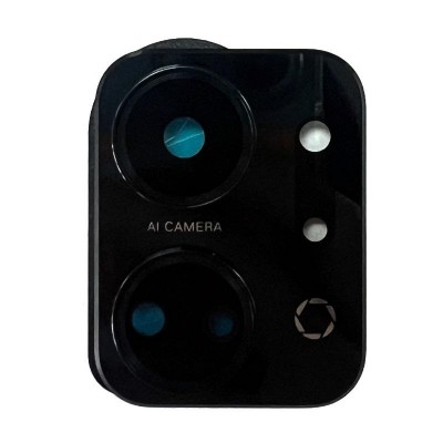 Camera Lens Glass With Frame For Honor X7a Black By - Maxbhi Com
