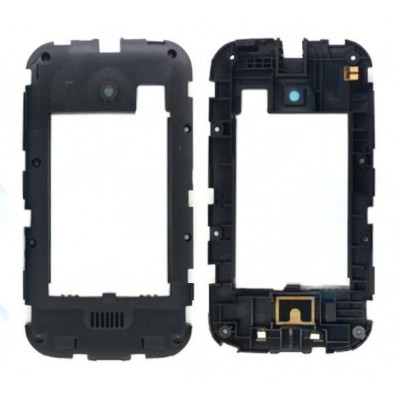 Middle Frame Ring Only For Nokia Lumia 510 Black By - Maxbhi Com