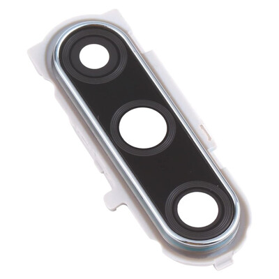 Camera Lens Glass With Frame For Huawei Enjoy 10 Plus White By - Maxbhi Com