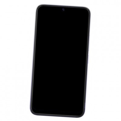 Camera Lens Glass with Frame for Itel A26  Black