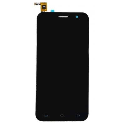 Lcd With Touch Screen For Philips Xenium X596 Black By - Maxbhi Com