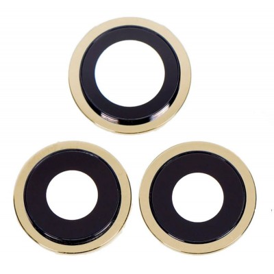 Camera Lens Glass With Frame For Apple Iphone 12 Pro Max Gold By - Maxbhi Com