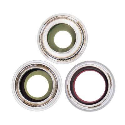 Camera Lens Glass With Frame For Apple Iphone 13 Pro Max Silver By - Maxbhi Com