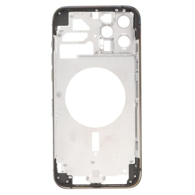 Lcd Frame Middle Chassis For Apple Iphone 12 Pro Max Gold By - Maxbhi Com