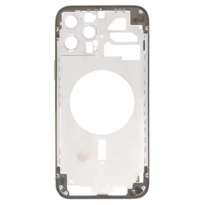 Lcd Frame Middle Chassis For Apple Iphone 12 Pro Max Grey By - Maxbhi Com