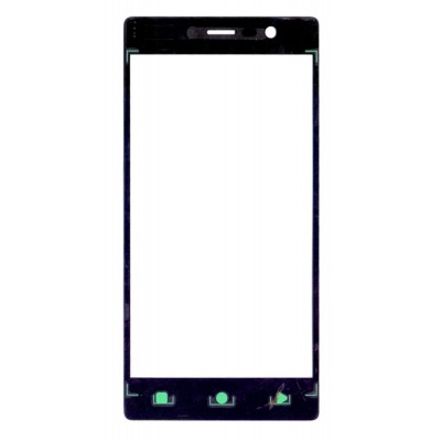 Replacement Front Glass For Nokia 3 Black By - Maxbhi Com