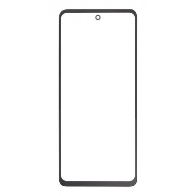 Replacement Front Glass For Vivo Iqoo 7 India Black By - Maxbhi Com