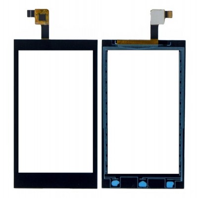 Touch Screen Digitizer For Lava Iris 405 Plus Black By - Maxbhi Com