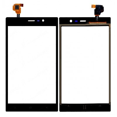 Touch Screen Digitizer For Lava Magnum X604 Black By - Maxbhi Com