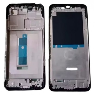 Lcd Frame Middle Chassis For Xiaomi Redmi Note 11r White By - Maxbhi Com