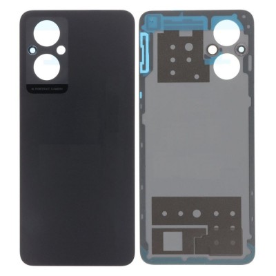 Back Panel Cover For Oppo Reno8 Lite Black - Maxbhi Com