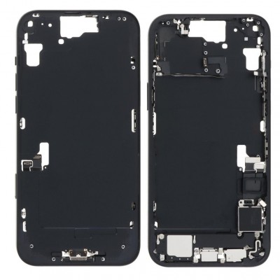 Lcd Frame Middle Chassis For Apple Iphone 15 Plus White By - Maxbhi Com