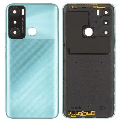 Back Panel Cover For Infinix Hot 20i Green - Maxbhi Com
