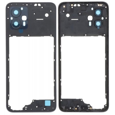 Middle Frame Ring Only For Motorola Moto G13 Black By - Maxbhi Com