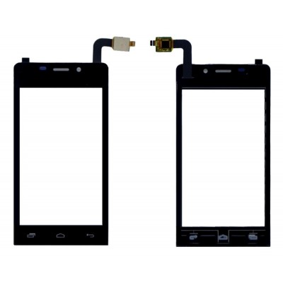 Touch Screen Digitizer For Panasonic T40 Black By - Maxbhi Com