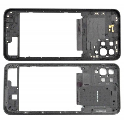 Middle Frame Ring Only For Tmobile Revvl 6 Pro Black By - Maxbhi Com