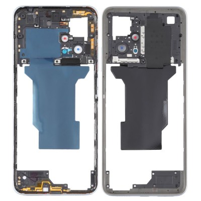 Middle Frame Ring Only For Xiaomi Poco X4 Gt Silver By - Maxbhi Com