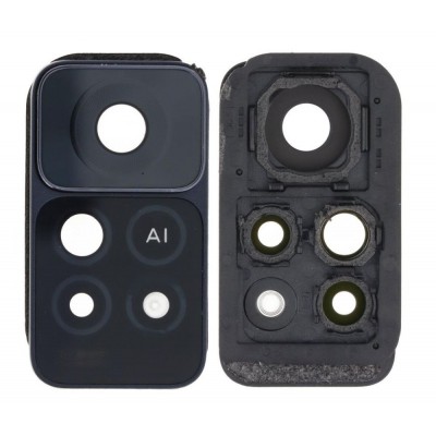 Camera Lens Glass with Frame for Xiaomi Redmi Note 11 Pro 5G Black