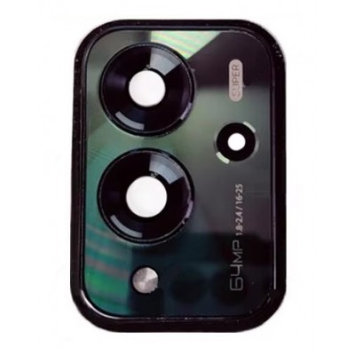 Camera Lens Glass With Frame For Zte Voyage 20 Pro Black By - Maxbhi Com