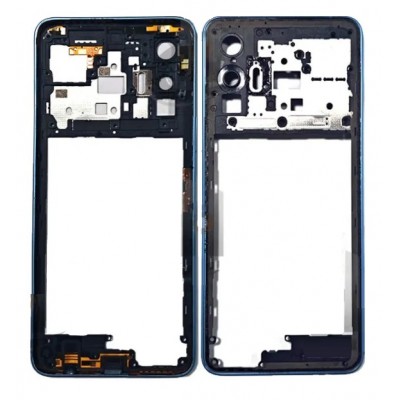 Middle Frame Ring Only For Infinix Hot 20s Blue By - Maxbhi Com