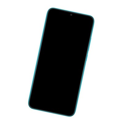 Camera Lens Glass with Frame for Xiaomi Redmi 9A Blue