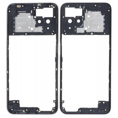 Middle Frame Ring Only For Realme 8i Black By - Maxbhi Com