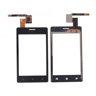 Touch Screen Digitizer For Sony Ericsson Xperia Advance St27a Black By - Maxbhi Com