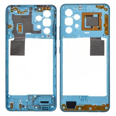 Middle Frame Ring Only For Samsung Galaxy A32 Blue By - Maxbhi Com