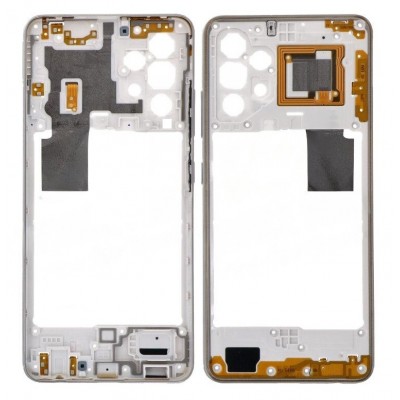 Middle Frame Ring Only For Samsung Galaxy A32 White By - Maxbhi Com