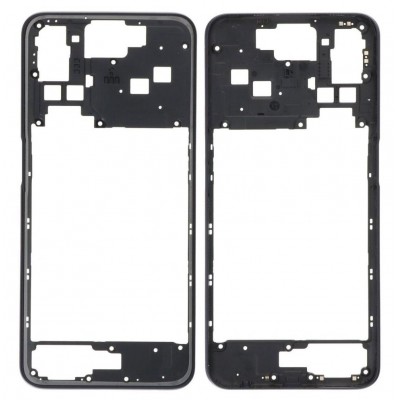 Middle Frame Ring Only For Oppo A52 White By - Maxbhi Com