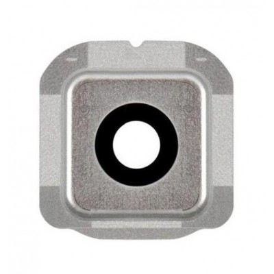 Camera Lens Glass With Frame For Samsung Galaxy S6 Edge White By - Maxbhi Com