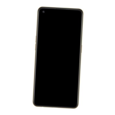 Camera Lens Glass with Frame for Oppo F19s Black