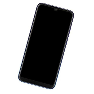 Camera Lens Glass with Frame for Lava Z66 Blue